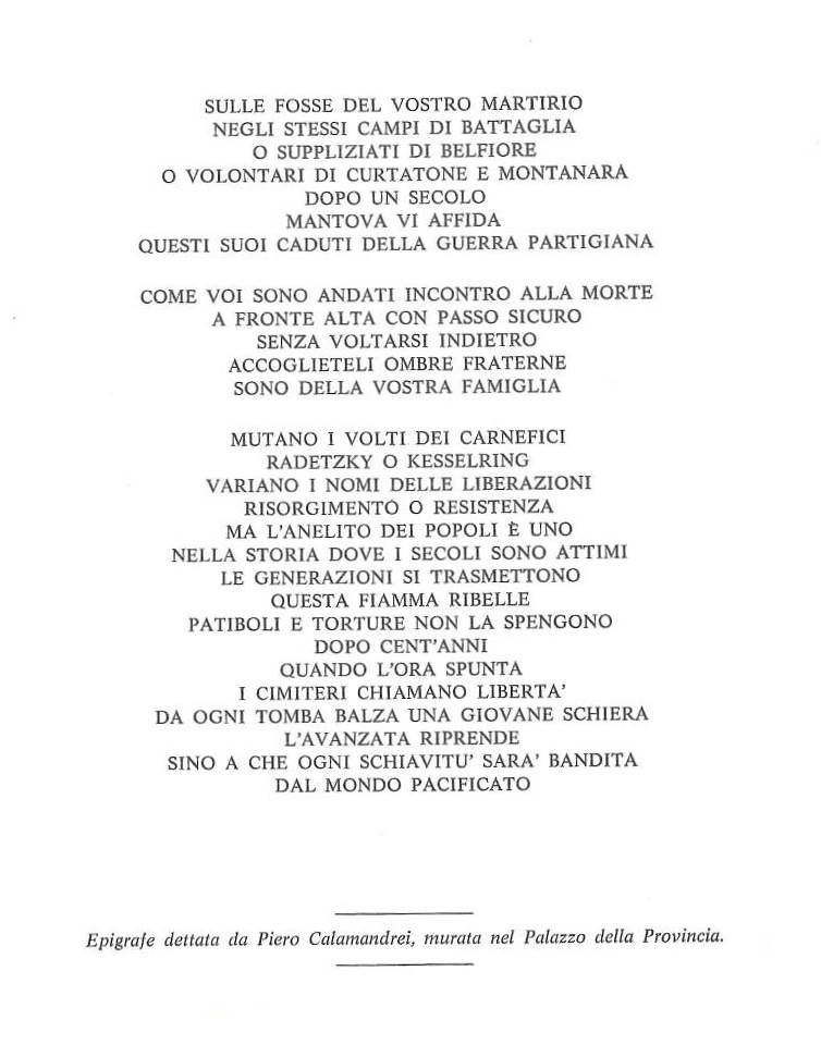 Le Parole della Memoria